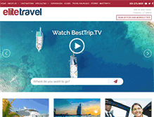 Tablet Screenshot of elitetravelct.com